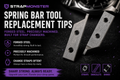 Upgraded Replacement Tips for strapmonster 2.0 Spring Bar Tool